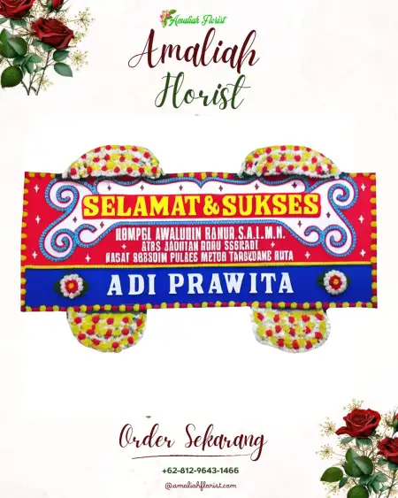 Papan Bunga Ucapan Selamat Venue Wedding Bintaro