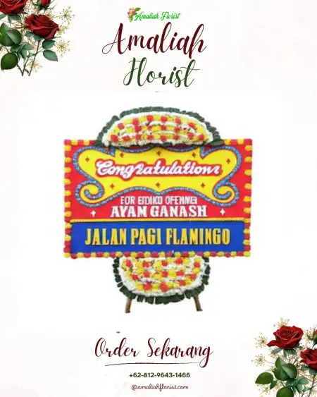 Sewa Papan Bunga Venue Wedding Bintaro